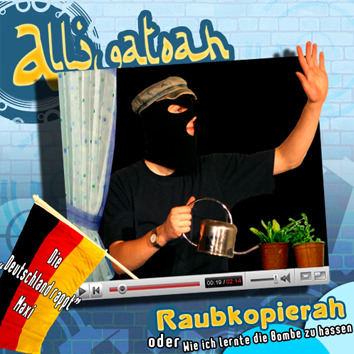 Album cover art for "Raubkopierah" by Alligatoah