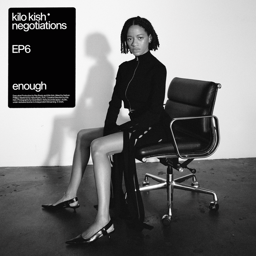 Album cover art for "enough" by Kilo Kish