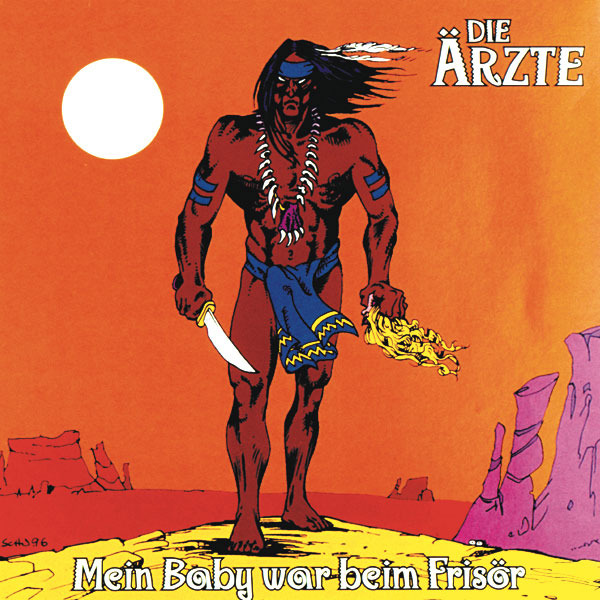 Album cover art for "Mein Baby war beim Frisör" by Die Ärzte