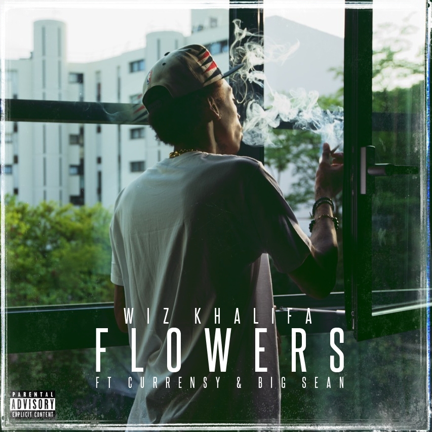 Album cover art for "Flowers" by Wiz Khalifa & Big Sean & Curren$y