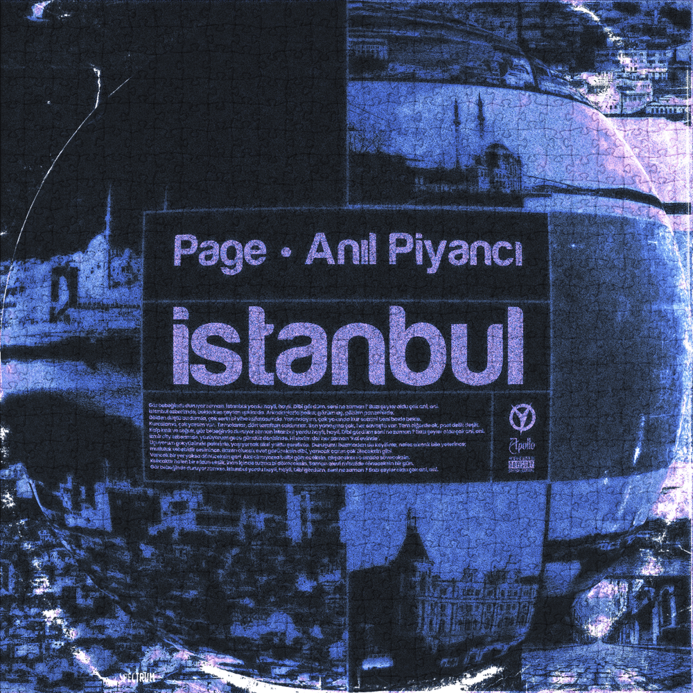 Album cover art for "İstanbul" by Anıl Piyancı