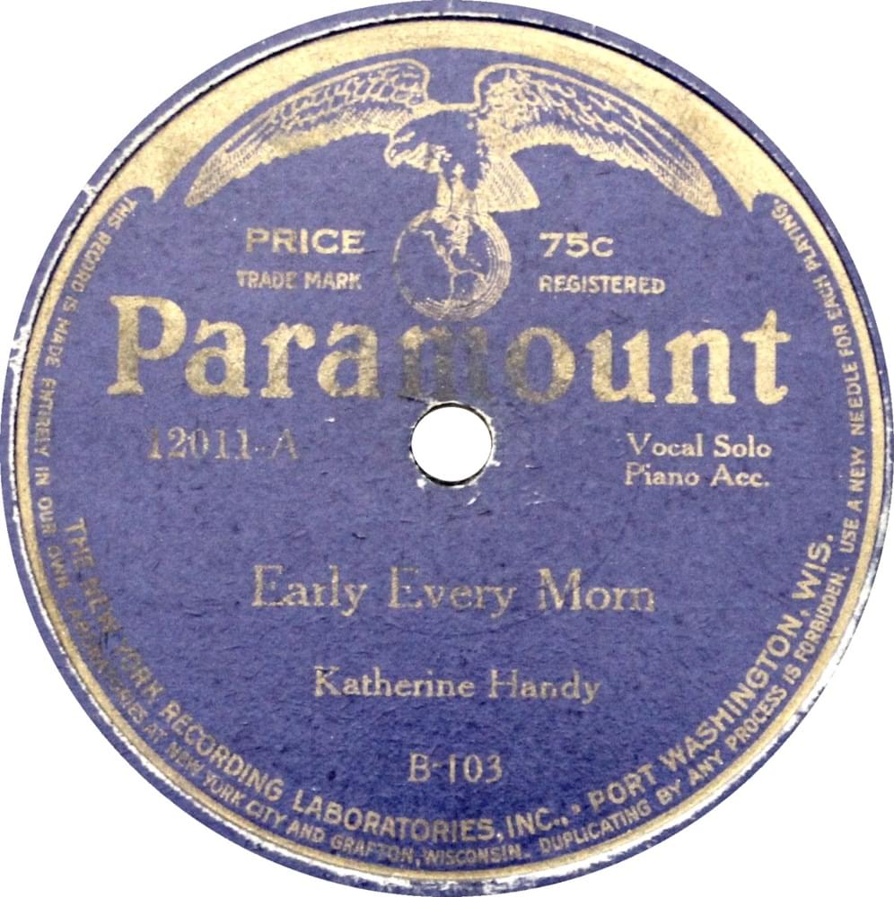 Album cover art for "Early Every Morn" by Katherine Handy