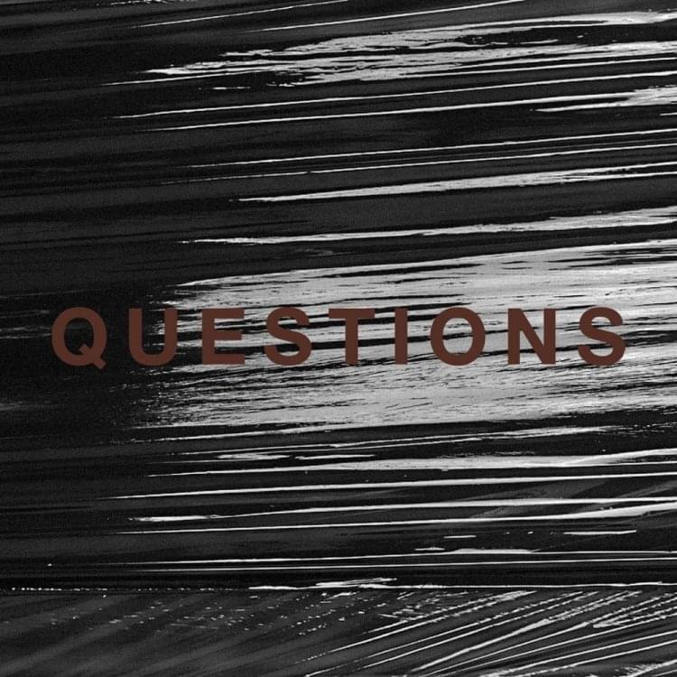 Album cover art for "Questions" by Marina Kaye