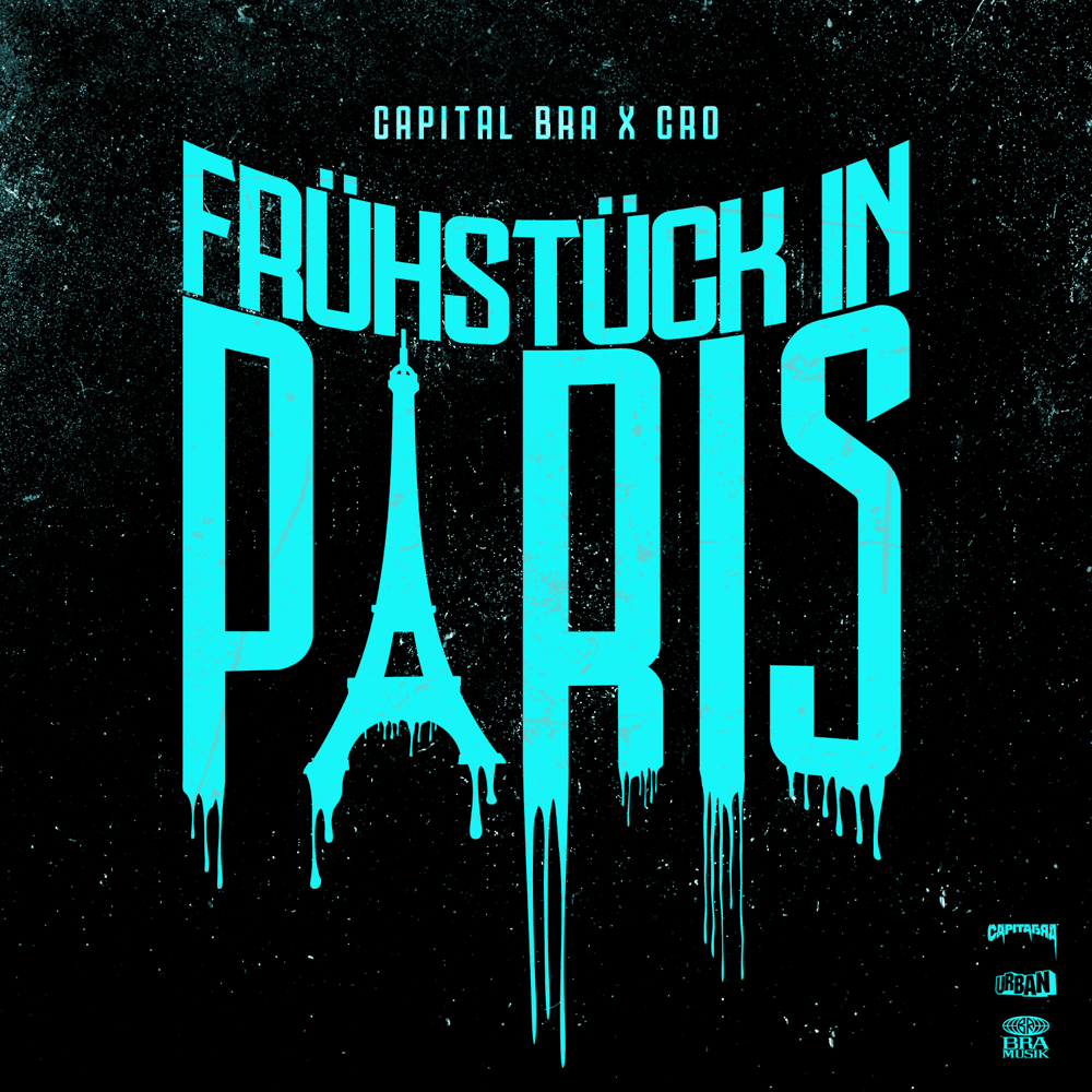 Album cover art for "Frühstück in Paris" by Capital Bra