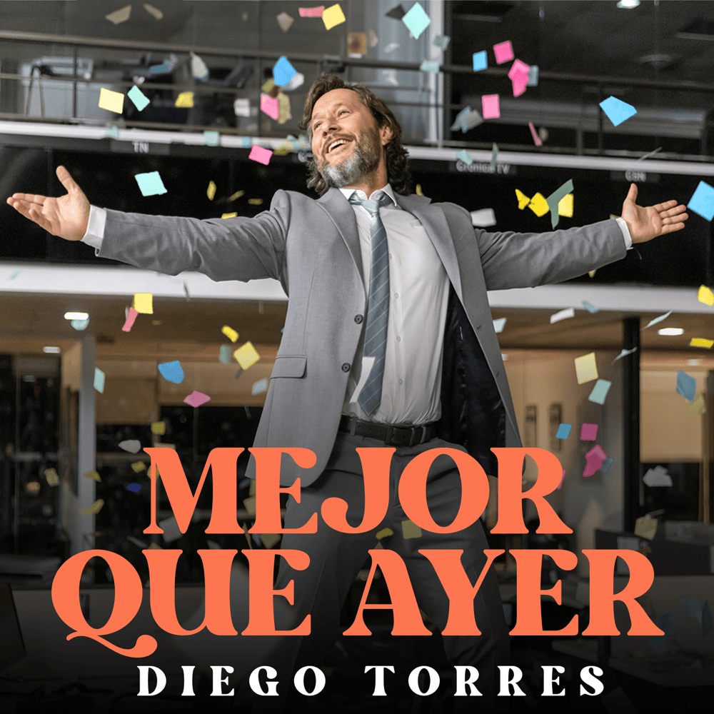 Album cover art for "Mejor Que Ayer" by Diego Torres
