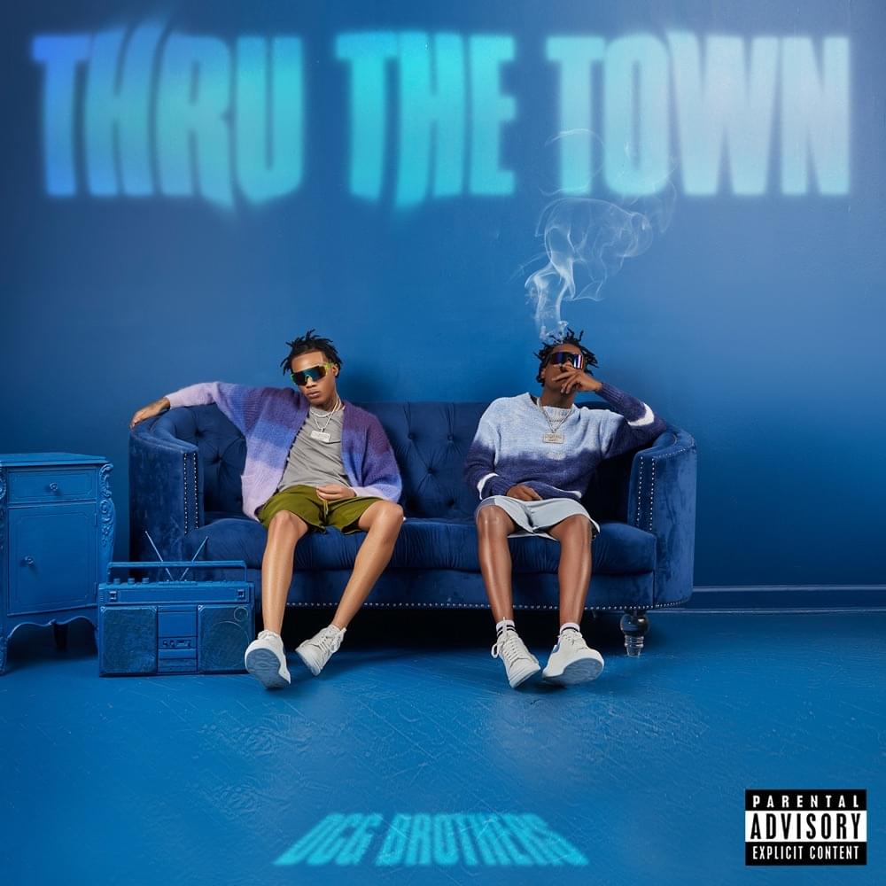 Album cover art for "Thru The Town" by DCG BROTHERS