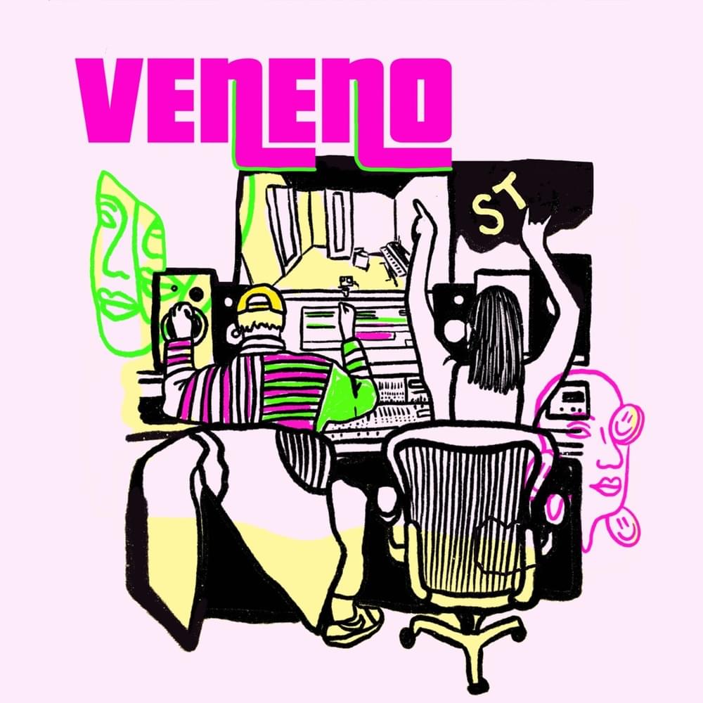 Album cover art for "Veneno" by SOFI TUKKER & Mari Merenda & Sophia Ardessore