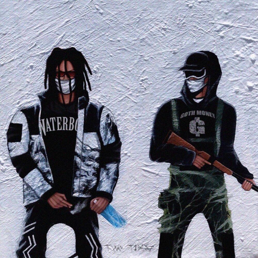 Album cover art for "2 Timez" by Chris Travis & Sickboyrari