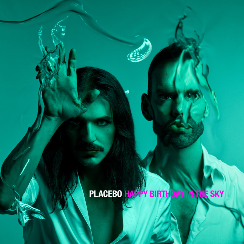 Album cover art for "Happy Birthday in the Sky" by Placebo