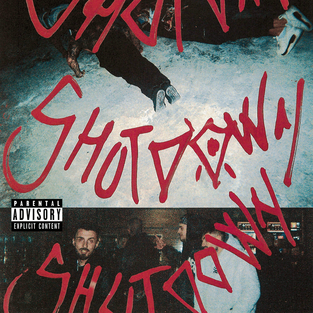 Album cover art for "SHUT DOWN" by M.G.L.