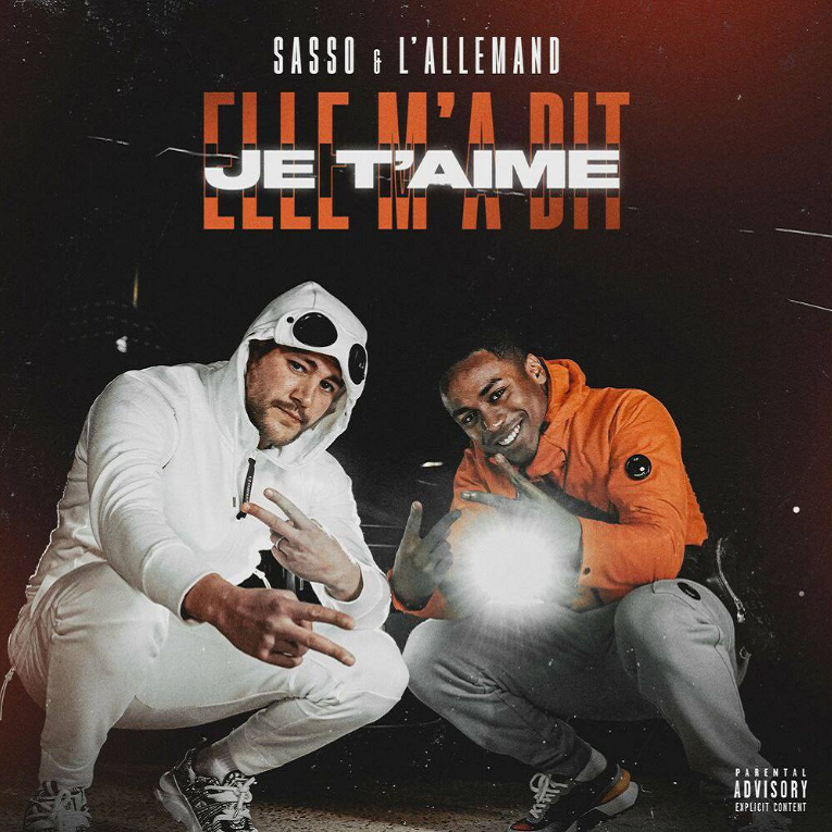 Album cover art for "Elle m’a dit je t’aime" by Sasso