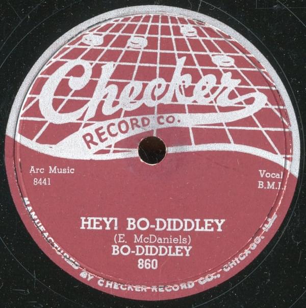 Album cover art for "Hey! Bo Diddley" by Bo Diddley