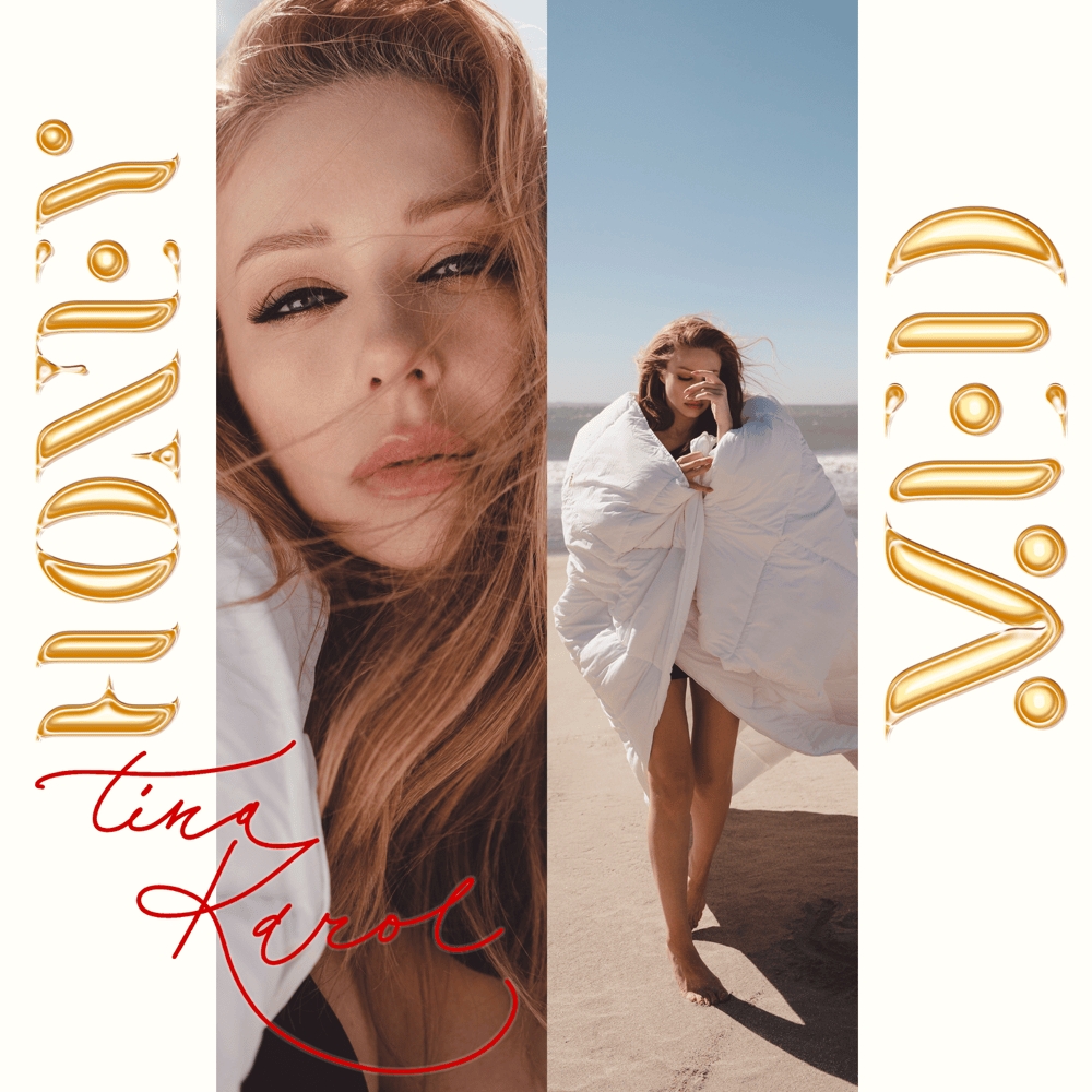 Album cover art for "МЕД (HONEY) (Ukrainian Version)" by Тіна Кароль (Tina Karol)