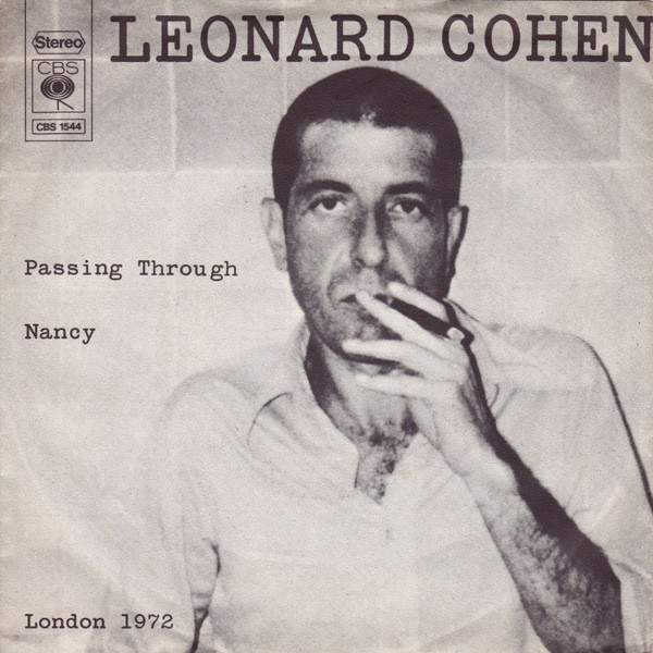 Album cover art for "Nancy (Live)" by Leonard Cohen