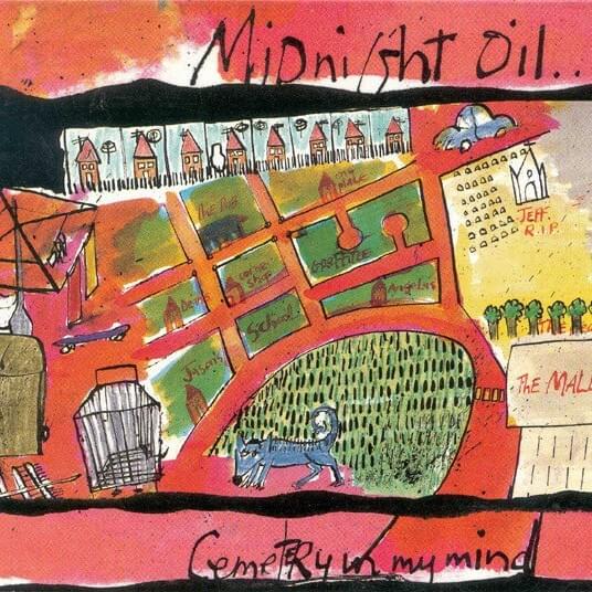 Album cover art for "Devilfish Shuffle" by Midnight Oil
