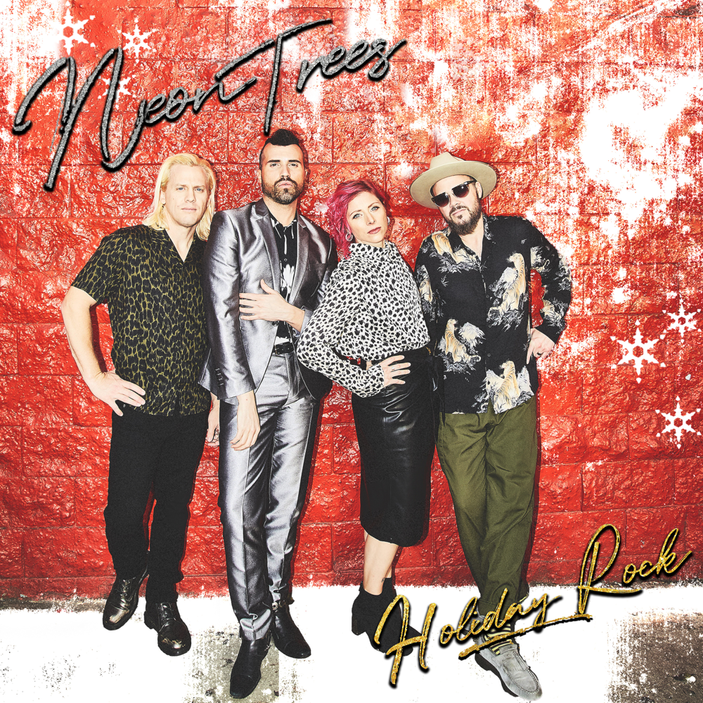 Album cover art for "Holiday Rock" by Neon Trees