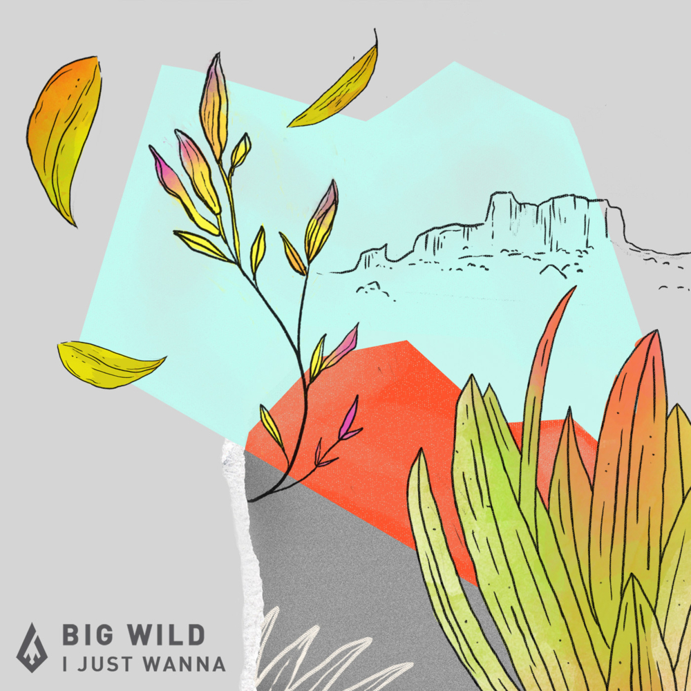Album cover art for "I Just Wanna" by Big Wild