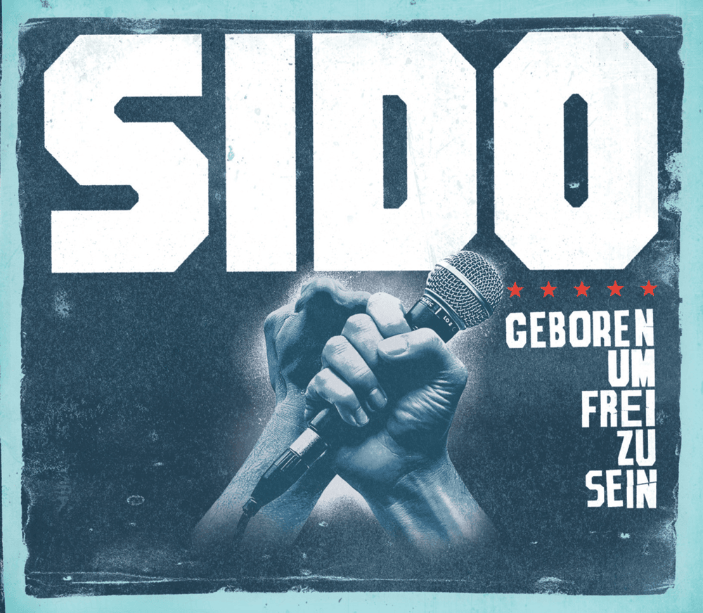 Album cover art for "Geboren um frei zu sein" by Sido