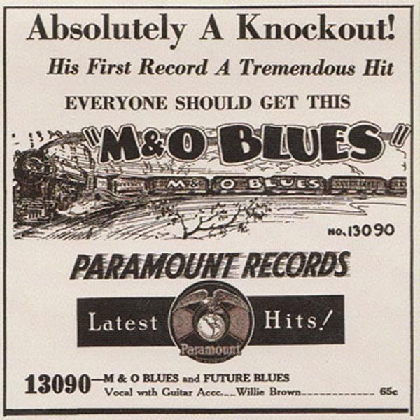Album cover art for "M & O Blues" by Willie Brown
