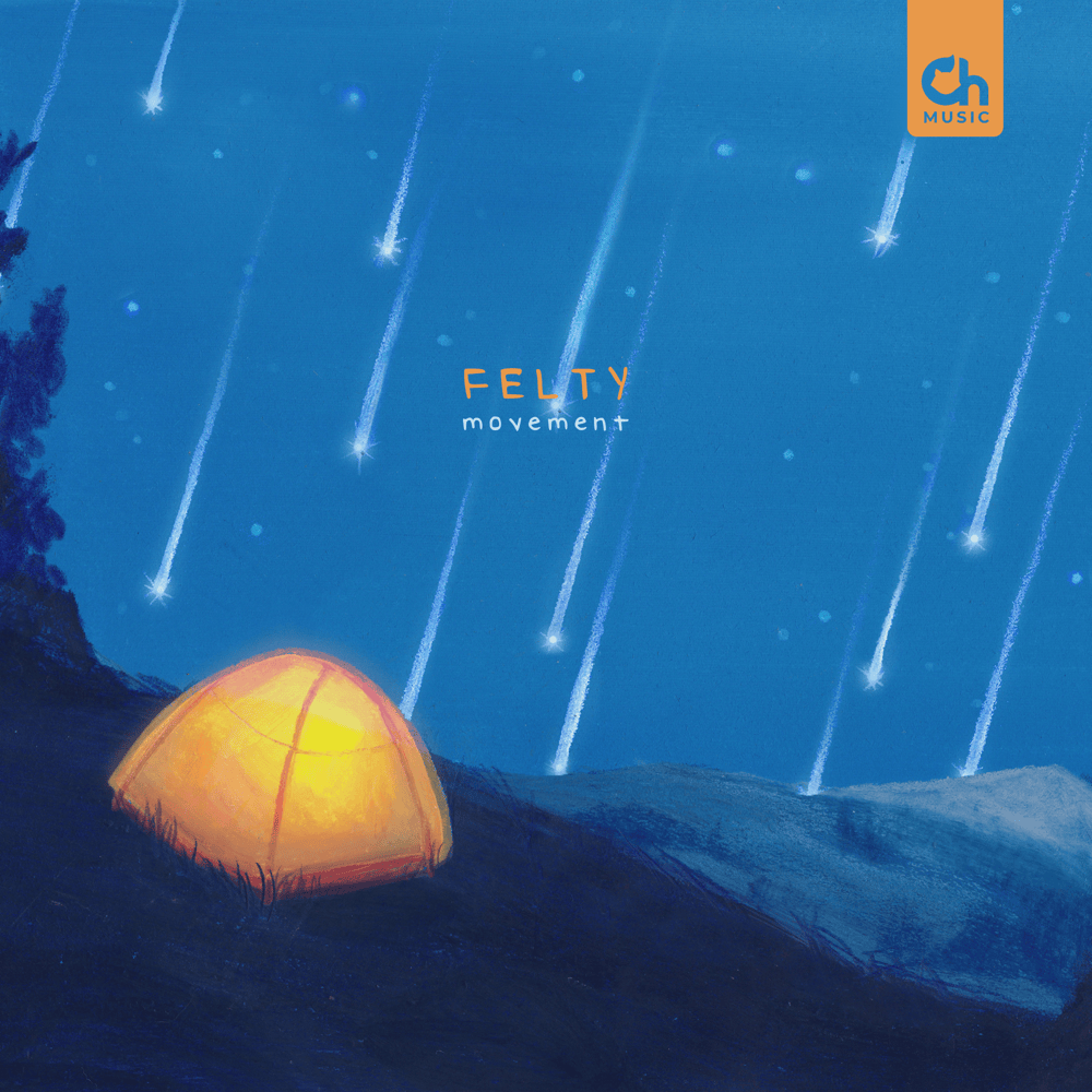 Album cover art for "Caffeine" by Felty