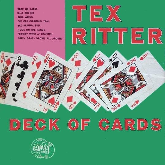 Album cover art for "The Old Chisholm Trail" by Tex Ritter