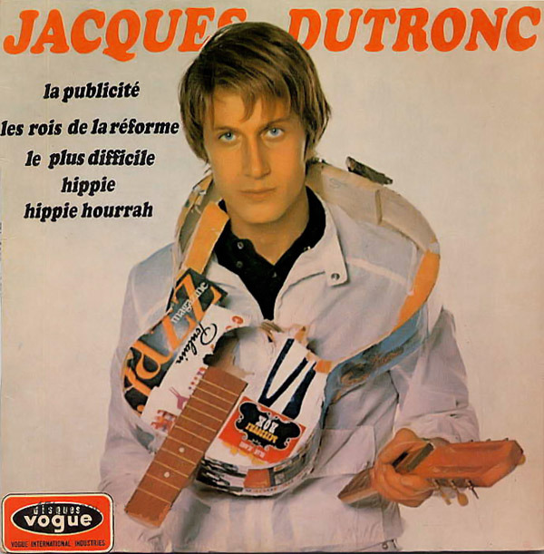 Album cover art for "Le Plus Difficile" by Jacques Dutronc