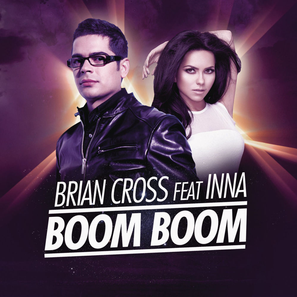 Album cover art for "Boom Boom" by Brian Cross & INNA