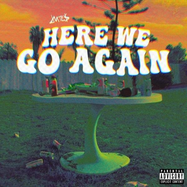 Album cover art for "Here We Go Again" by Jutes