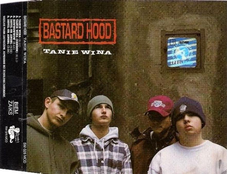 Album cover art for "Tanie wina" by Bastard Hood