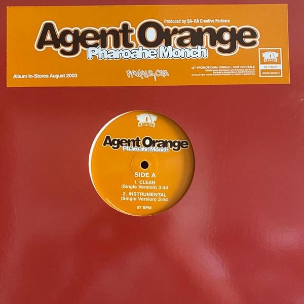 Album cover art for "Agent Orange" by Pharoahe Monch