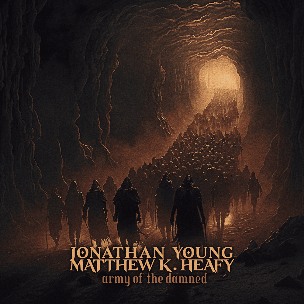 Album cover art for "Army of the Damned" by Jonathan Young & Matthew K. Heafy