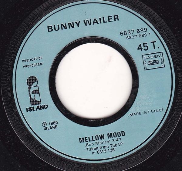 Album cover art for "Mellow Mood" by Bunny Wailer