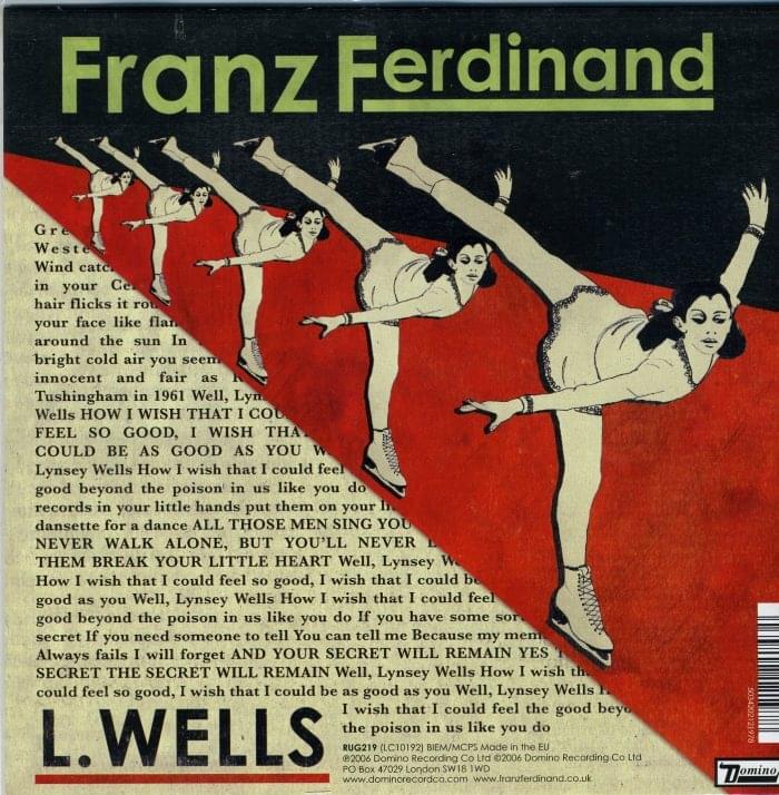 Album cover art for "L. Wells" by Franz Ferdinand