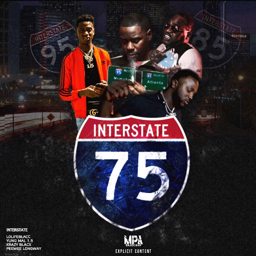 Album cover art for "Interstate" by LoLife Blacc