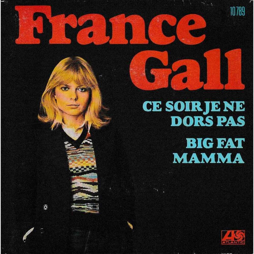 Album cover art for "Ce soir je ne dors pas" by France Gall
