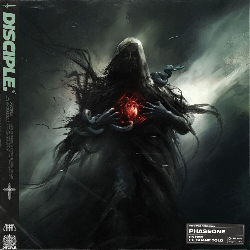 Album cover art for "Enemy" by PhaseOne & Shane Told