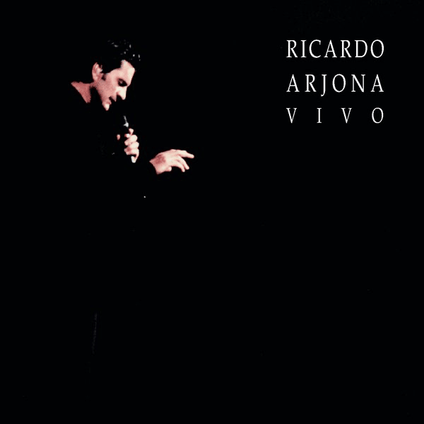 Album cover art for "Aquí Estoy (En Vivo)" by Ricardo Arjona