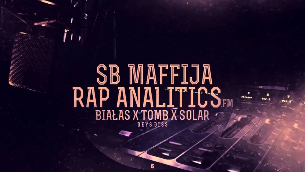 Album cover art for "Rap Analytics.fm (Deys DISS)" by SB Maffija & TomB & Solar (POL) & Białas