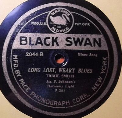 Album cover art for "Long Lost, Weary Blues" by Trixie Smith