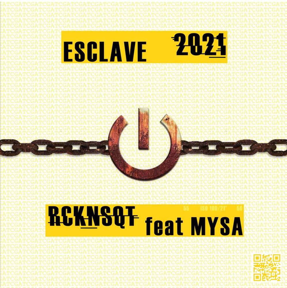 Album cover art for "Esclave 2021" by Rockin’ Squat & Mysa
