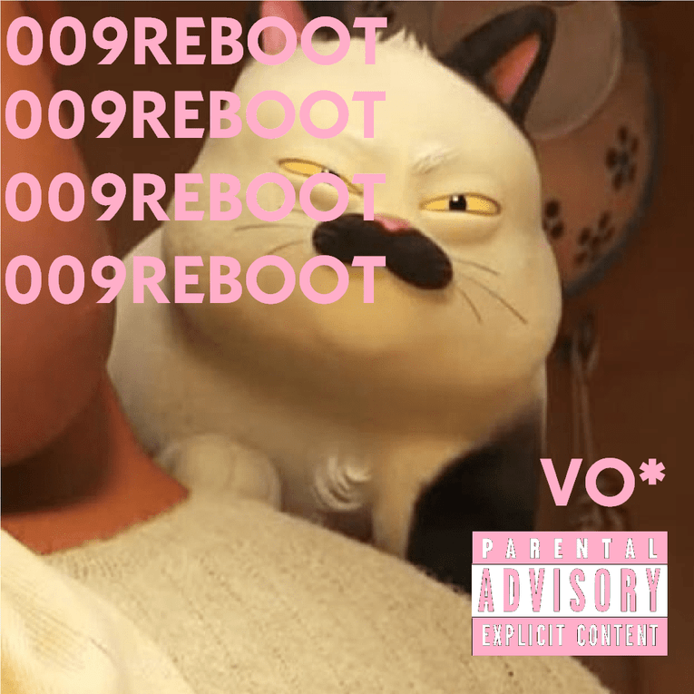 Album cover art for "009reboot" by ghostholding