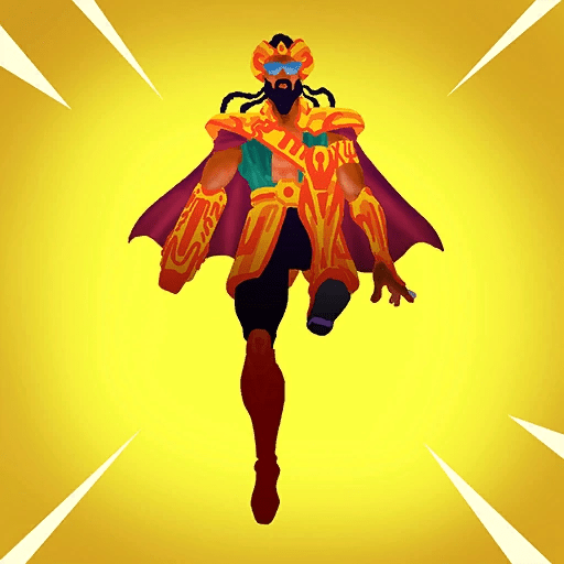 Album cover art for "Default Fire" by Fortnite & Major Lazer