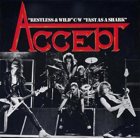 Album cover art for "Restless and Wild" by Accept