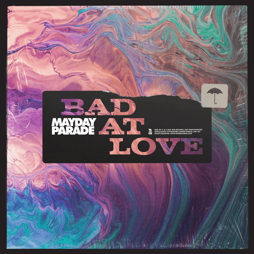 Album cover art for "Bad at Love" by Mayday Parade