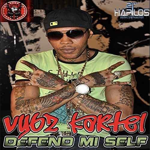 Album cover art for "Defend Mi Self" by Vybz Kartel