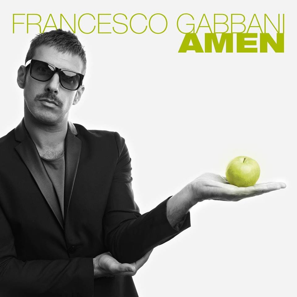 Album cover art for "Amen" by Francesco Gabbani