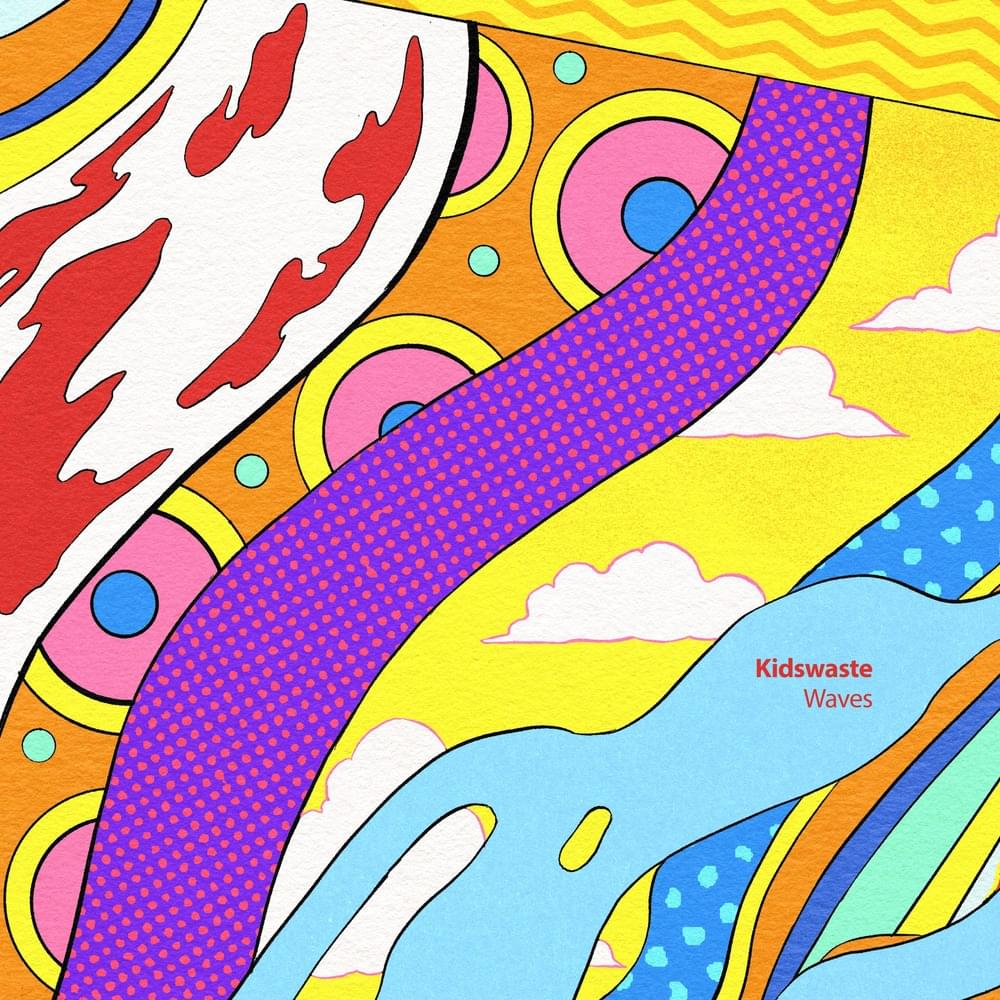 Album cover art for "Waves" by Kidswaste