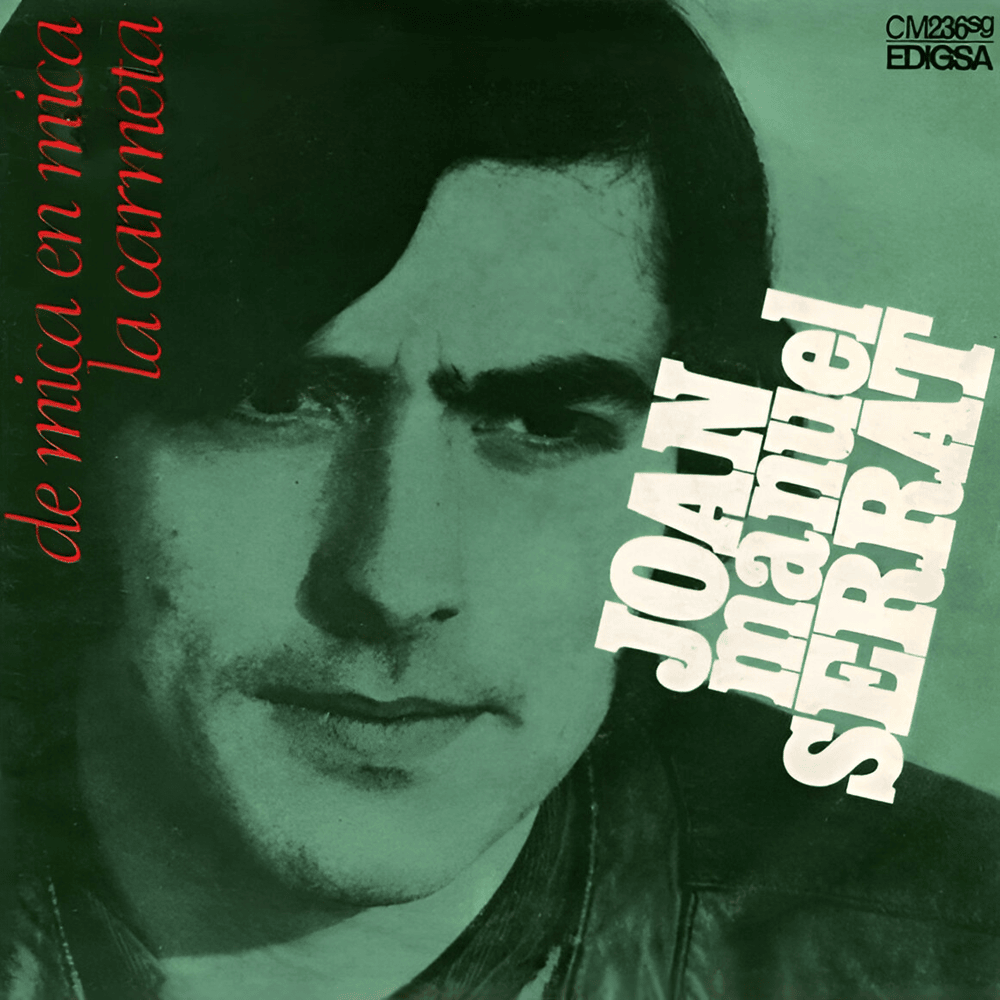 Album cover art for "La Carmeta" by Joan Manuel Serrat