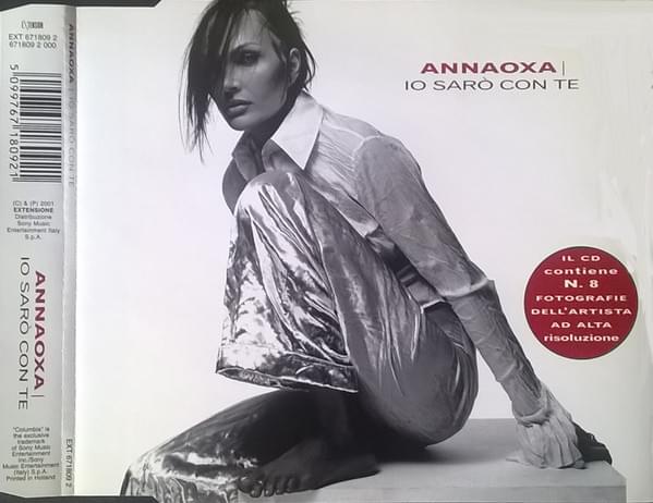 Album cover art for "Io sarò con te" by Anna Oxa