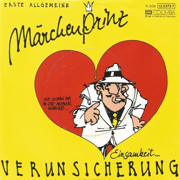 Album cover art for "Märchenprinz" by Erste Allgemeine Verunsicherung